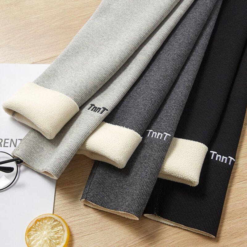 Copii Iarna Pantaloni Polar Fete Leggings Gros Talie Inalta Skinny Haine Copii Pantaloni