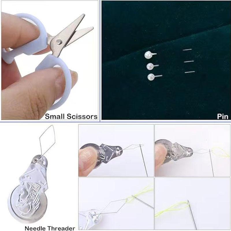 Mini Travel Sewing Kits Portable Multi-function Needle Sewing Box Sewing Tools Storage Case Handwork Sewing Accessories