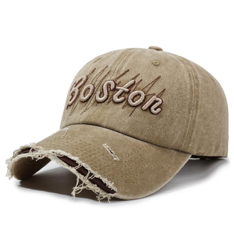 Casquette de baseball vintage pour homme Casquette brodée de lettres tridimensionnelles pour femme