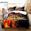 Anime The King Of Fighter Bedding Set Boys Girls Twin Queen Size Duvet Cover Pillowcase Bed Kids Adult Home Textile Customizable