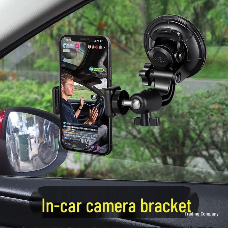 Suction Cup Car Phone Holder for Navigation, Selfies, Video, and Live Streaming