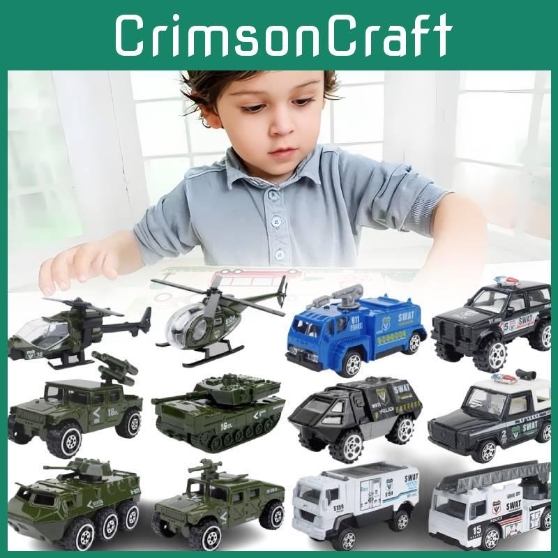 Mini Military Affairs Fire Fighting Special Police Alloy Car Model Children Toy