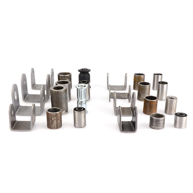 1 Satz Schwingarm-Stützpufferhülse mit Stahlbuchse Aufhängelaschen Passend für ATV Roller UTV Go-Kart Quad Bike Buggy Federung