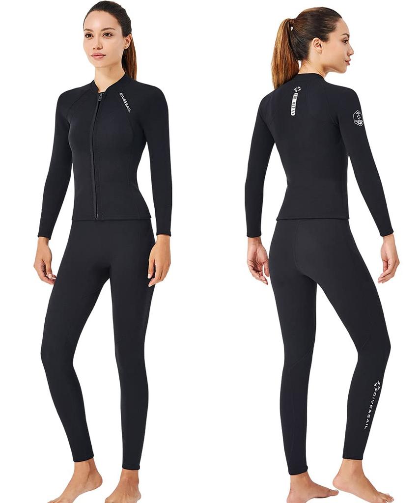 Wetsuit Tapper Women's 2mm Jacket Neoprene Long Sleeve Wetsuit Tapper