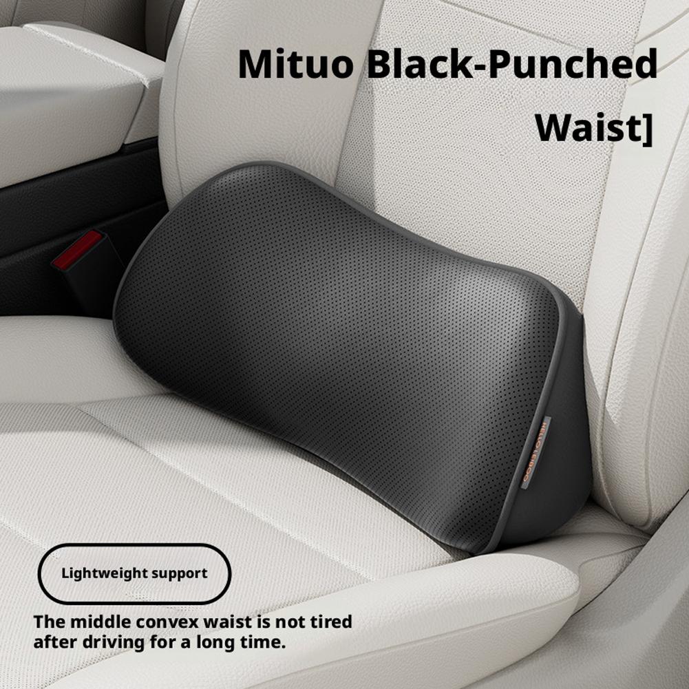 Car Seat Lumbar Support Waist Pillow Breathable Ergonomic Back Cushion Non Slip Lower Back Protection For Long Driving Office