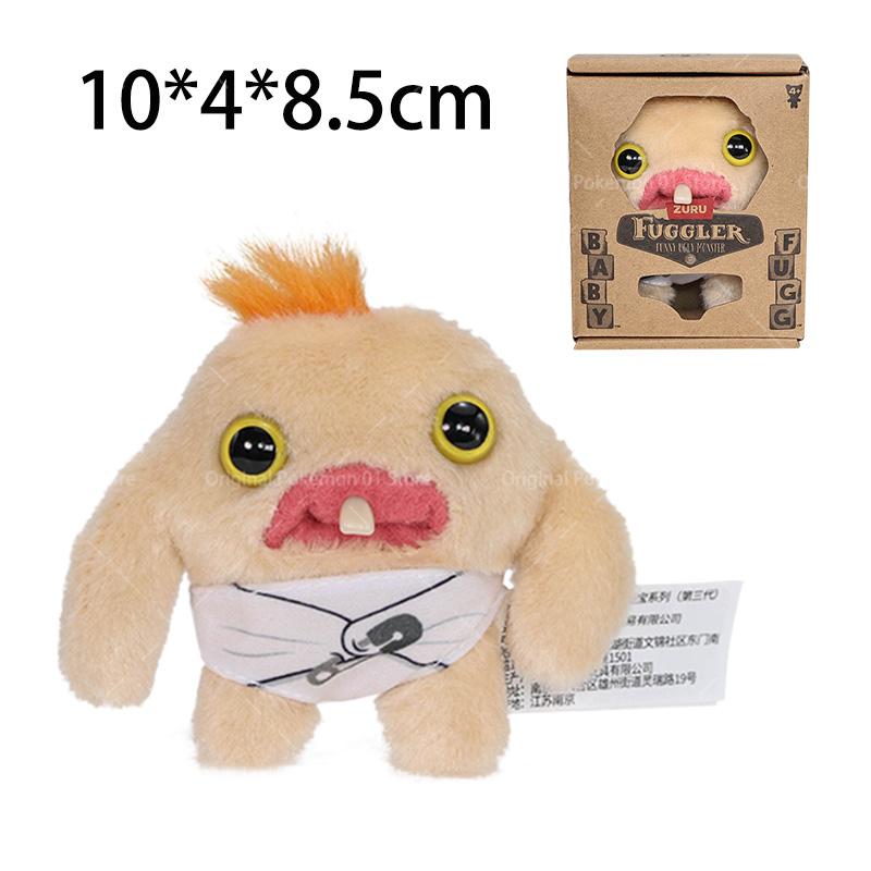 Hot Fuggler Teeth Monster Plush Doll Little Monsters Baby Series Funk Teeth Treasure Ugly Monster Collectible Toys Holiday Gifts