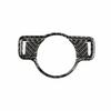 Real Carbon Fiber Headlight Lamp Switch Button Cover For Benz C-Class 2007-14