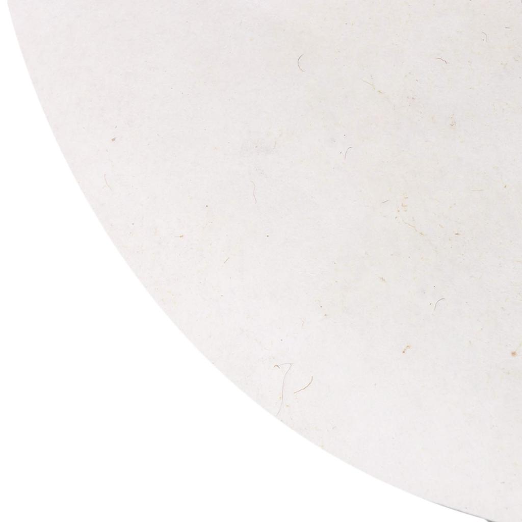 Light Yellow Goat Skin Drum Head for 10-inch Djembe, African Percussion Instrument, 35cm Diameter