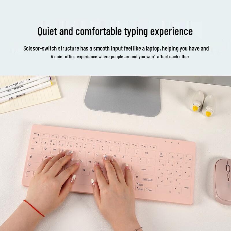 Double Shell C96 Silent Tri-Mode Keyboard & Mouse Combo