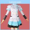 Entzückendes Teto Cosplay-Kostüm für Mädchen in Blau und Weiß, süßer Stil für Anime-Veranstaltungen