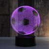 3D Illusion Soccer Control Lamp 7-Color Ball Touch USB Night Light Bedroom Decor