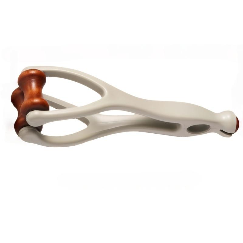 

Relieve Carpal Tunnel & Finger Stiffness! Dual-sided rollers massage hand meridians, relaxes spasms. Portable gift for family. светло-серый