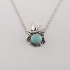 Natural Amazonite Gemstone 925 Sterling Silver Jewelry Designer Pendant 0.5" For Wedding Gift CP-43-31