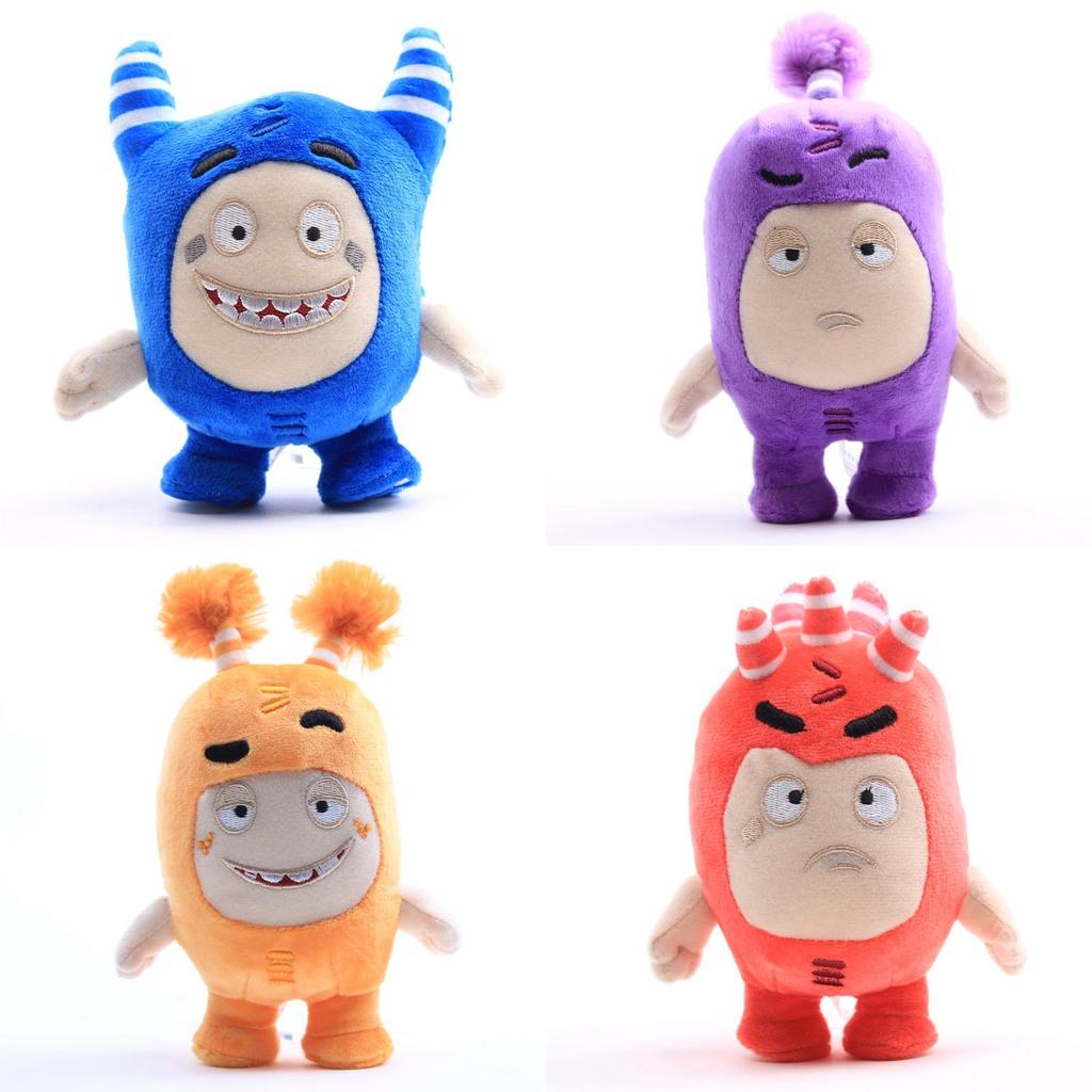 Oddbods 18cm Plüschtier Weiches Kuscheltier Molch Bubbles Pogo Zee Jeff Fuse Slick Außergewöhnlich Weich Und Niedlich