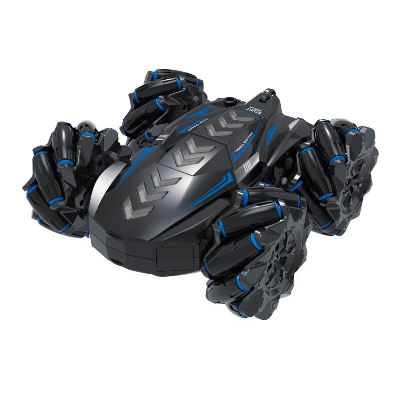 2.4G Double-sided Remote Control Car Long Endurance Stunt Rollover Car Charging Luminous Spray Car Children's Toy Car