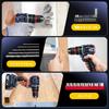 EIANLON Electric Screwdriver and Drill with Brushless Compatible with Maximum 45Nm Levels of Torque Speed DIY Tool Kit with 35 Accessories and