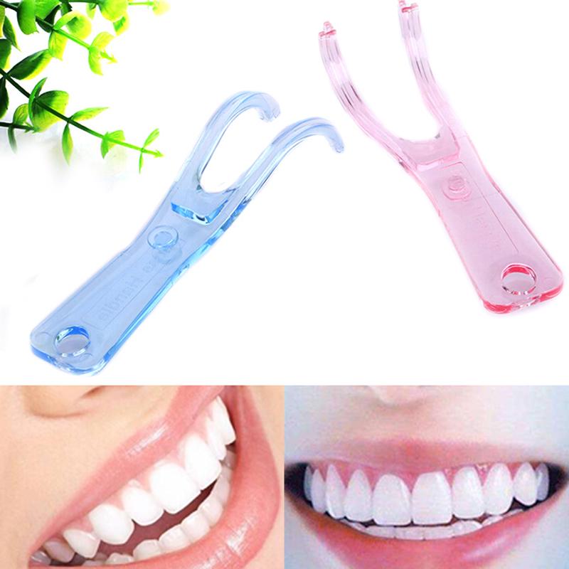 1 Pcs Dental Floss Holder Oral Picks Teeth Care Dental Convenient Teeth Cleaning