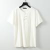 Men's Large Size Clothing T Shirts Linen Chinese Style Summer Round Neck Big Short Sleeve T-shirt Male Tee Tops Plus Size