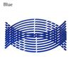 18Inch Wheel Reflective Sticker Motorcycle Wheel Broken Section Reflective Sticker Car Motocross Bike Wheel Hub Reflective Strip
