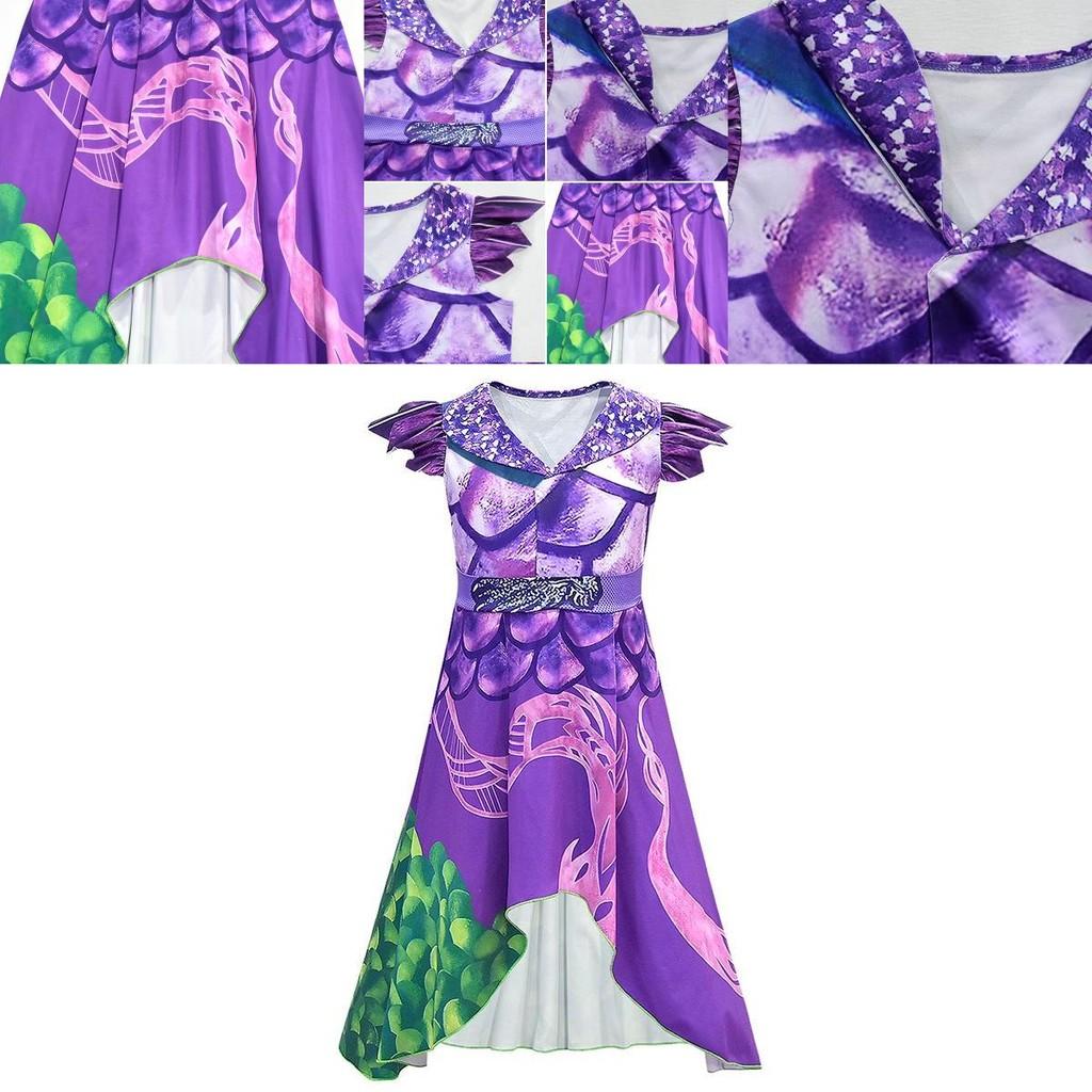 Elegant And Enchanting Descendants 3 Mal Cosplay Costume For Adult Girls Perfect For Halloween