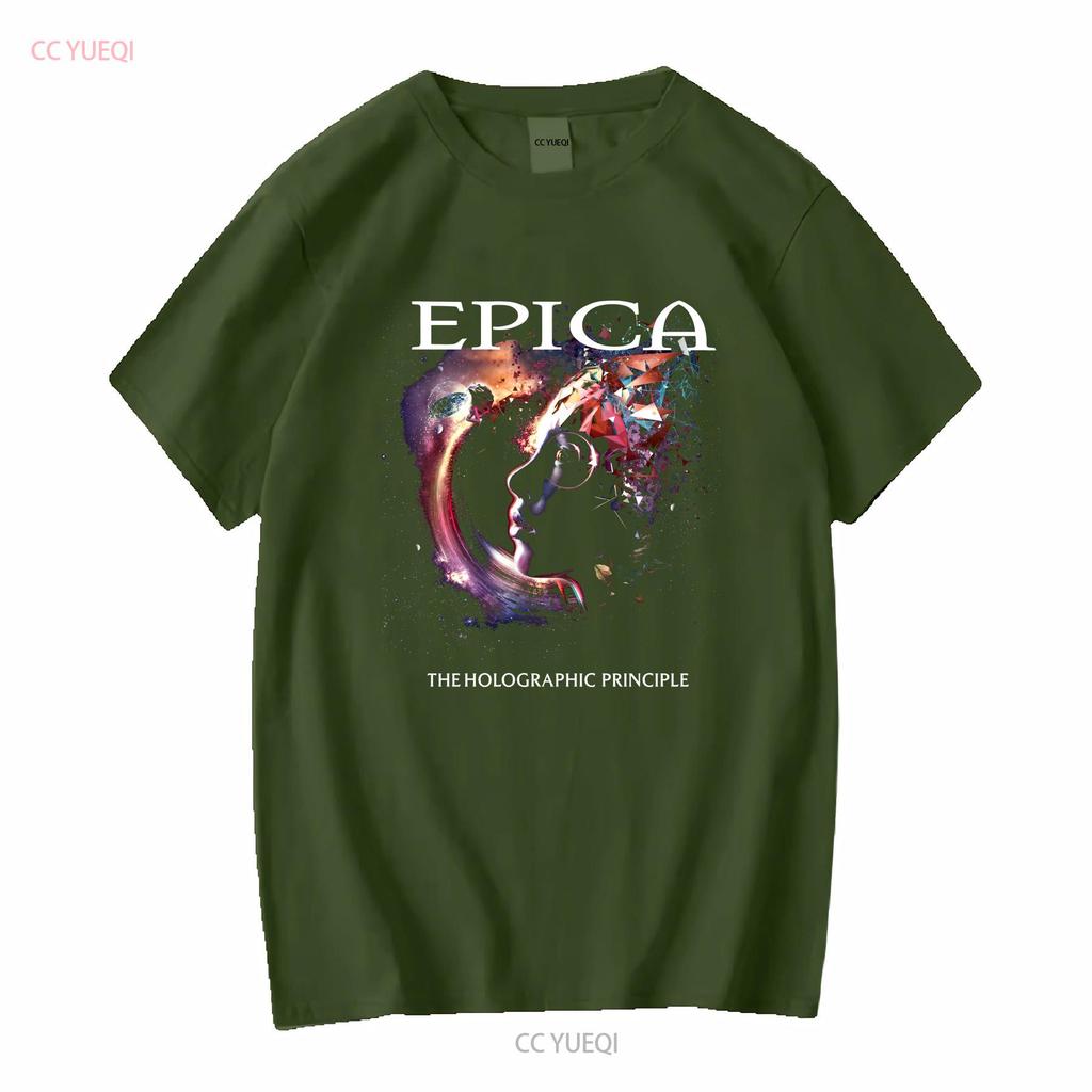 Epica Band The Holographic Principle T Shirt Full Size S 5XL SO678 vintage Washed Comfortable homme Slightly Unisex