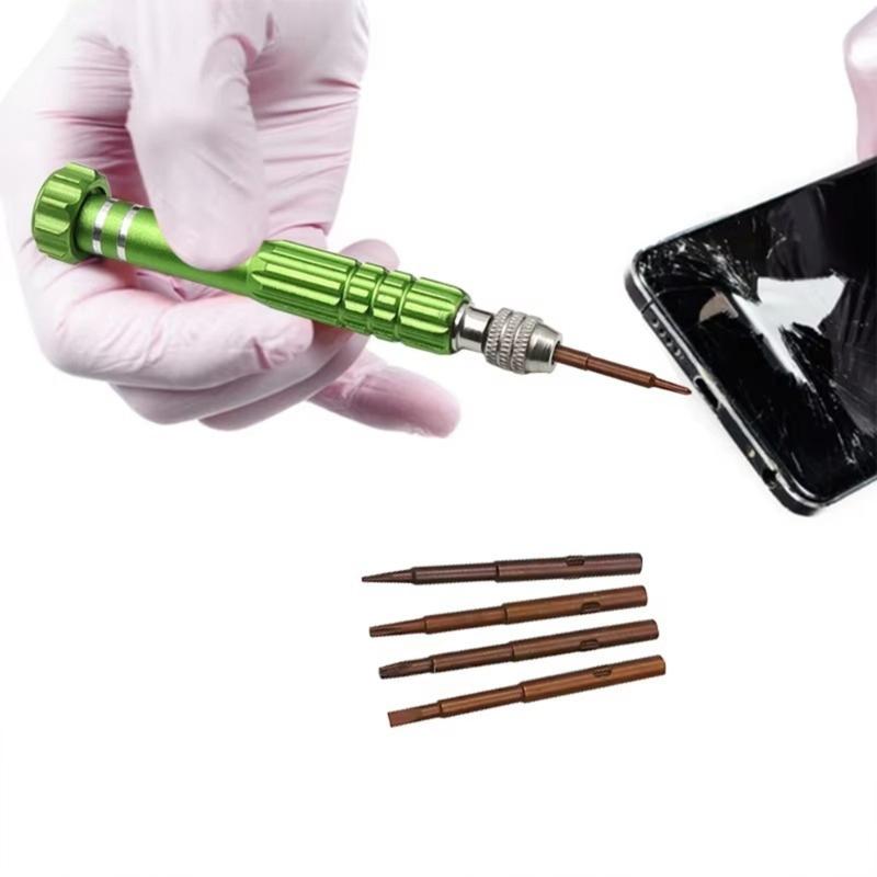 5-in-1 Mini Screwdriver Set Precision Glasses Repair Tool Multifunctional Screwdriver Portable Screwdrivers for Phone PC