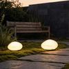Solar Stone Garden Light, Waterproof LED Rock Outdoor Solar Lamp, Cobblestone Look Lawn Lamp, Decorative Solar Light for Garden Pathway Patio Yard