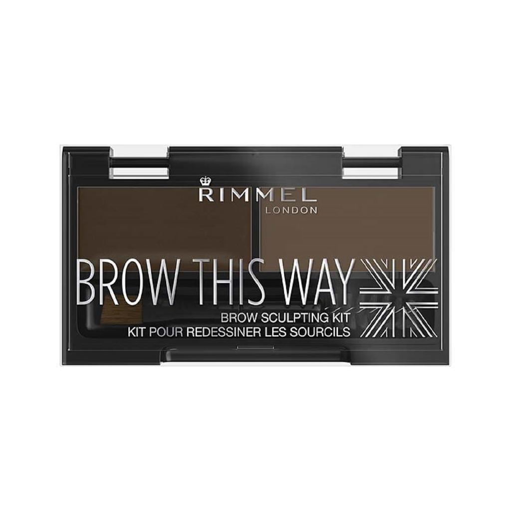 Rimmel RIMMEL Brow This Way Kit Sculptare 003 Maro Închis 3.27g