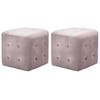 Bedside Tables 2 Pcs  30x30x30 Cm Velvet Fabric