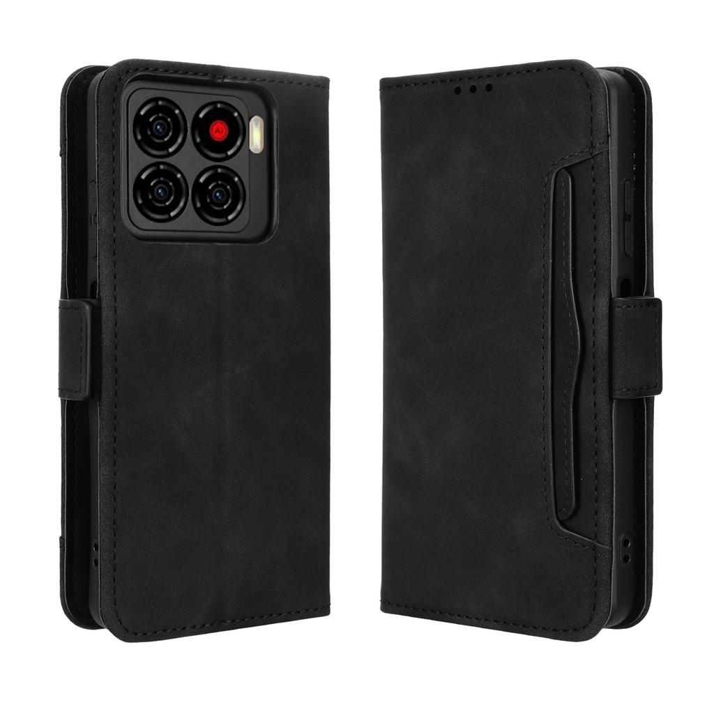 For ZTE Blade A56 Leather Case Phone Wallet Cover with Multiple Card Slots