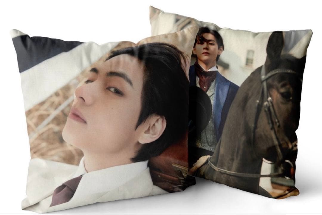 

[USED] BTS Cushion Cover Beautiful Days Taehyung V V