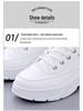 Women's High-Top Spring Sneakers, Versatile Dad Shoes, Perfect with Skirts, Model Z003 (2025)