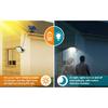 160/106 LED Solar Motion Light Outdoor Separate Panel Solar Flood Lights 3 Light Modes for Garden Garage Waterproof Wall Lights