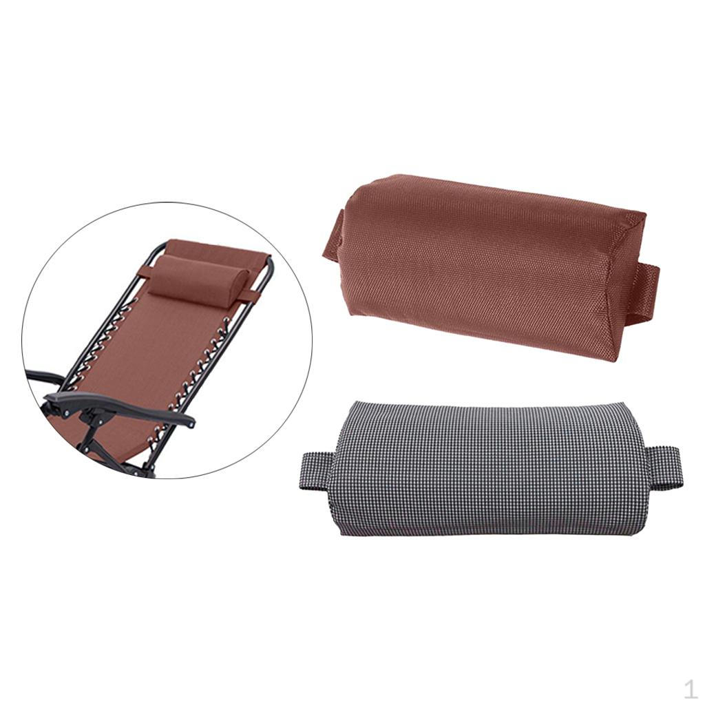 

2 шт. Подушка подголовника Замена подушки для головы для пляжных складных стульев