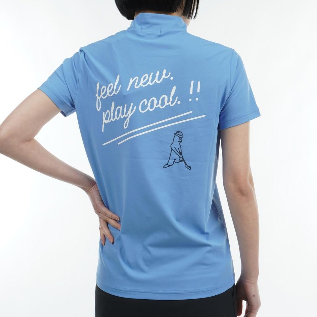 Ping Apparel Women's Short Sleeve High Neck Shirt (ARIZONA Logo) / Golf / 622-4167212 110_Blue L