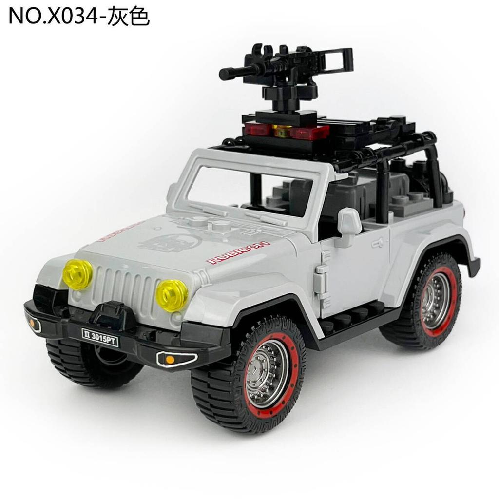 X001-X044 J772 J773 J779 Police Car Rescue Patrol Car Building Block Small Particle Toy