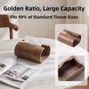 Creative Wooden Tissue Storage Box Minimalist Elegant Retro Napkin Holder INS Modern Table Paper Container Coffee Table