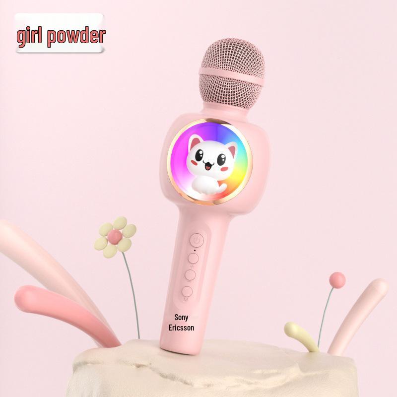 

Wireless Bluetooth Microphone & Speaker for Kids - Sing-Along Mobile Companion Microphone and Speaker Integrated Microphone