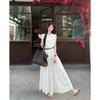 French Chic Sleeveless Top & High-Waisted Skirt Set - Summer 2026 Fashion