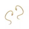1pair Snake Earring Clips Without Piercing Punk Non Pierced Clip Earrings Ear Cuffs for Women Men Fake Piercing Jewelry