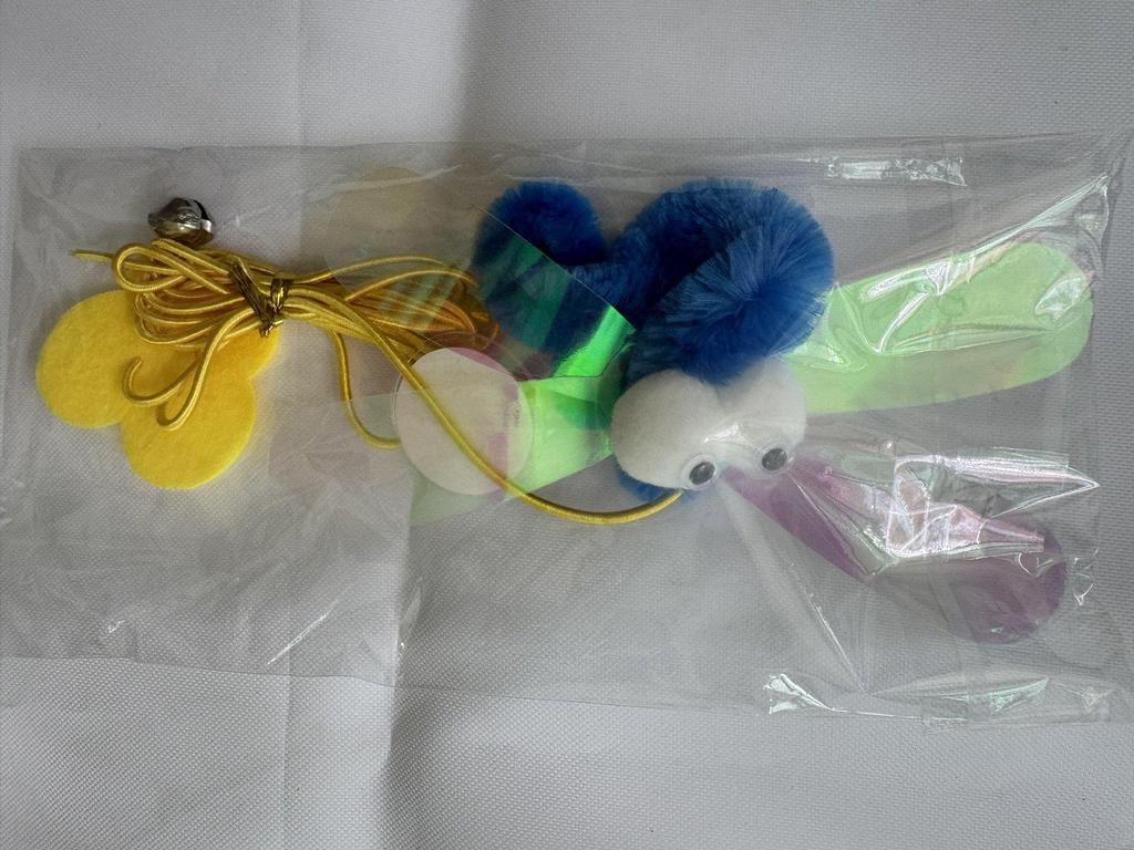 Door-Hanging Cat Toy: Feather, Bell & Mouse for Self-Entertainment & Boredom Relief