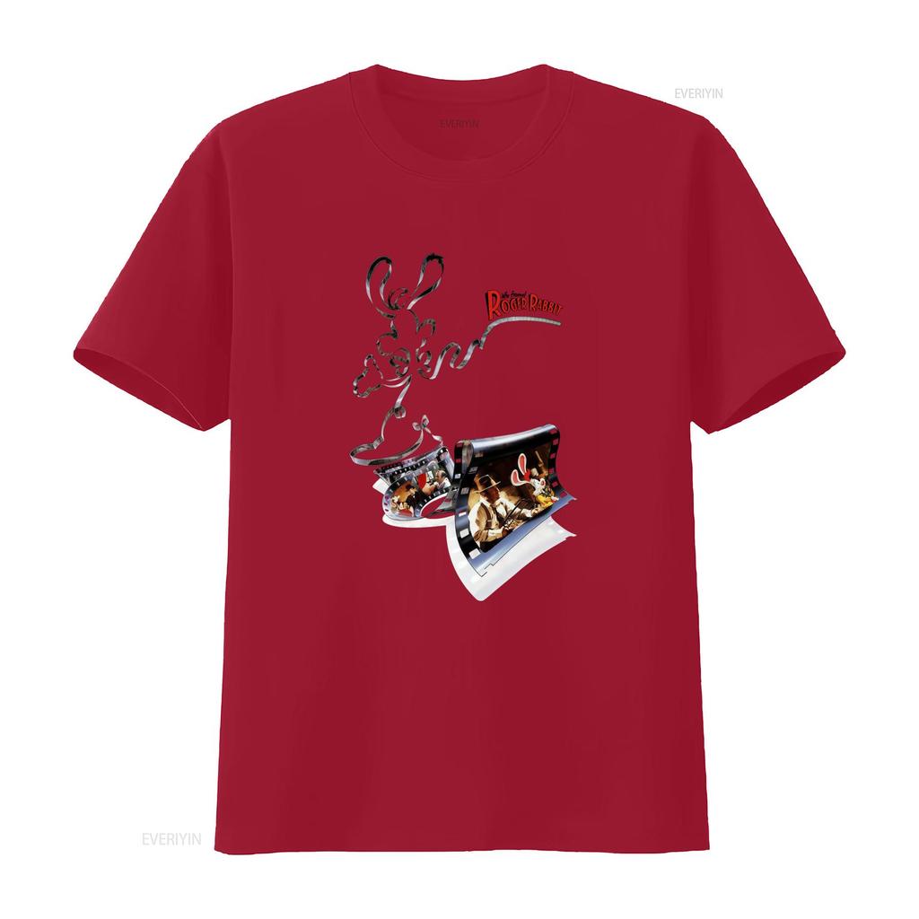 WHO FRAMED ROGER RABBIT 1 Movie Poster T Shirt All Sizes Available In White Vintage Washed Homme Unisex Casual Stylish