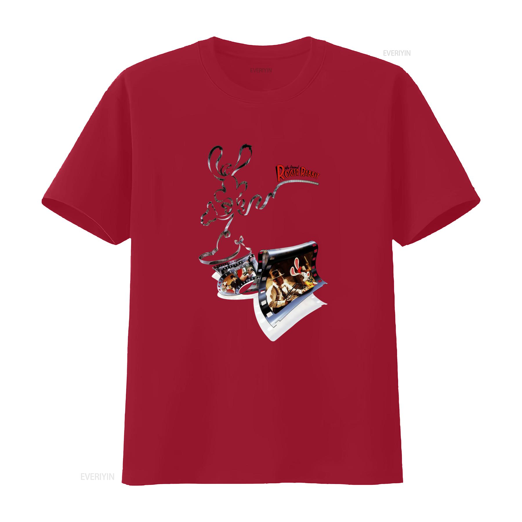 WHO FRAMED ROGER RABBIT 1 Movie Poster T Shirt All Sizes Available in White vintage Washed homme Unisex Casual Stylish S