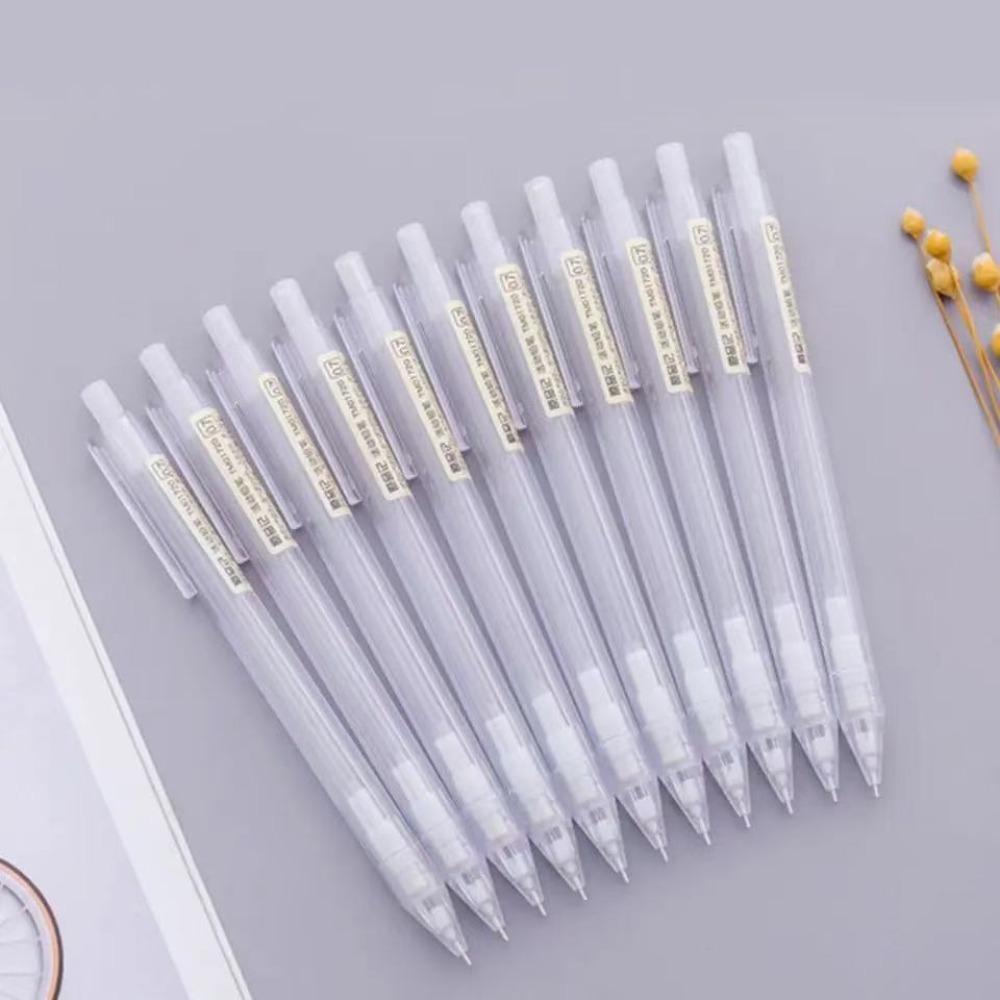 0.5/0.7mm Mechanical Pencil, Portable Writing Drawing Pen for Student School Daily Study Office Stationery Supplies