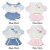 Replacement Outfit Dolls Lapel Hoodies Set Sweater Short Dollhouse Accessories For 10/20cm Doll