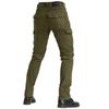 New Product Motorcycle Jeans Men's Winter Fleece Cycling Pants Multi-Bag Motorcycle Cargo Pants Silicone Protector