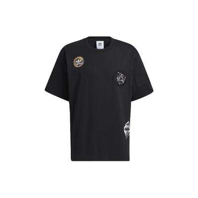 Originals Trefoil Logo Crew Neck T-Shirt Men Tops Black HA1495
