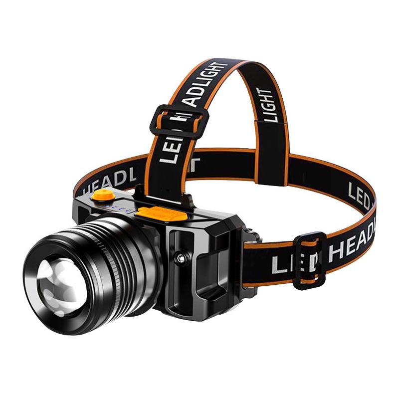 LED Sensor Headlamp T6 Super Bright USB Rechargeable Headlight 18650 Battery Waterproof Camping Fishing Lantern Power Source