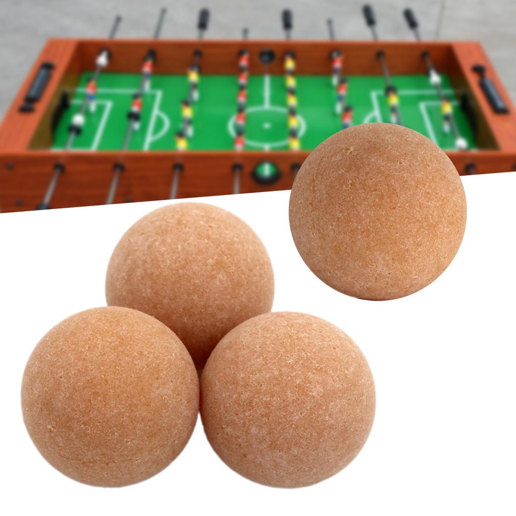 4Pcs Cork Ball for Table Soccer Foosball Replacement Cork Foosball Set Wood Cork Ball 36mm Foosball Ball Table Football