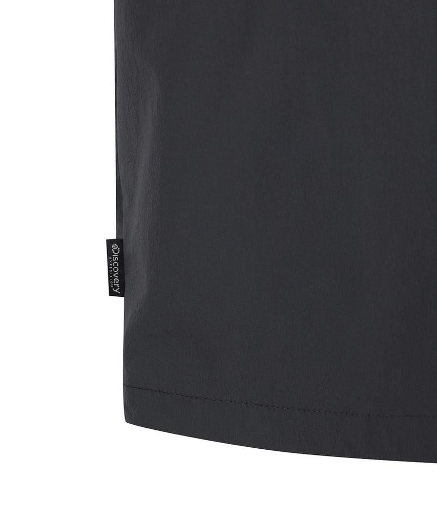 DISCOVERY EXPEDITION Uni Freshvent Essential Woven Short Sleeve T-Shirt (D.Grey)